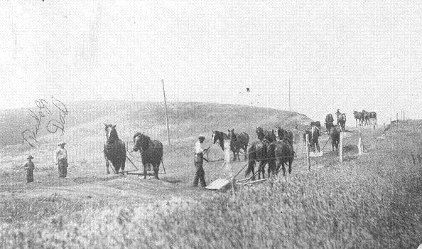 roadbuilding on the farm